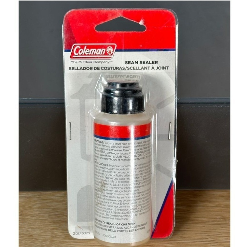 Coleman 2oz Seam Sealer – Weatherproof Seams for Tents, Tarps & Backpacks – NEW